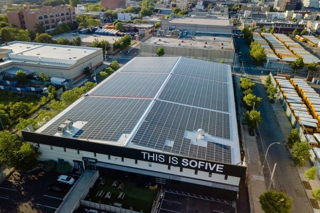 A 763-kilowatt community solar project is located on the SoFive Arena rooftop in Brooklyn's Brownsville neighborhood.